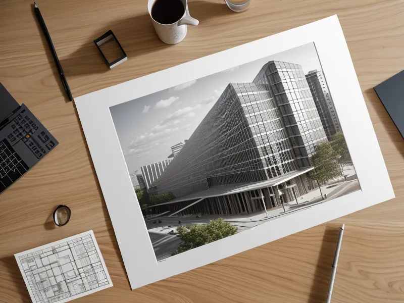 Plano arquitectónico formato A0 impreso con estándares profesionales