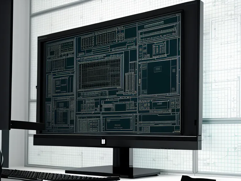 Detalle técnico de capas y líneas en software de dibujo CAD