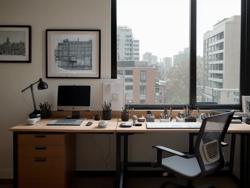 Revisión de planos arquitectónicos en pantalla durante dibujo técnico freelance
